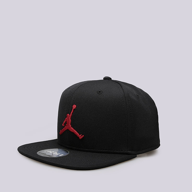  черная кепка Jordan Jumpman Snapback 861452-015 - цена, описание, фото 2